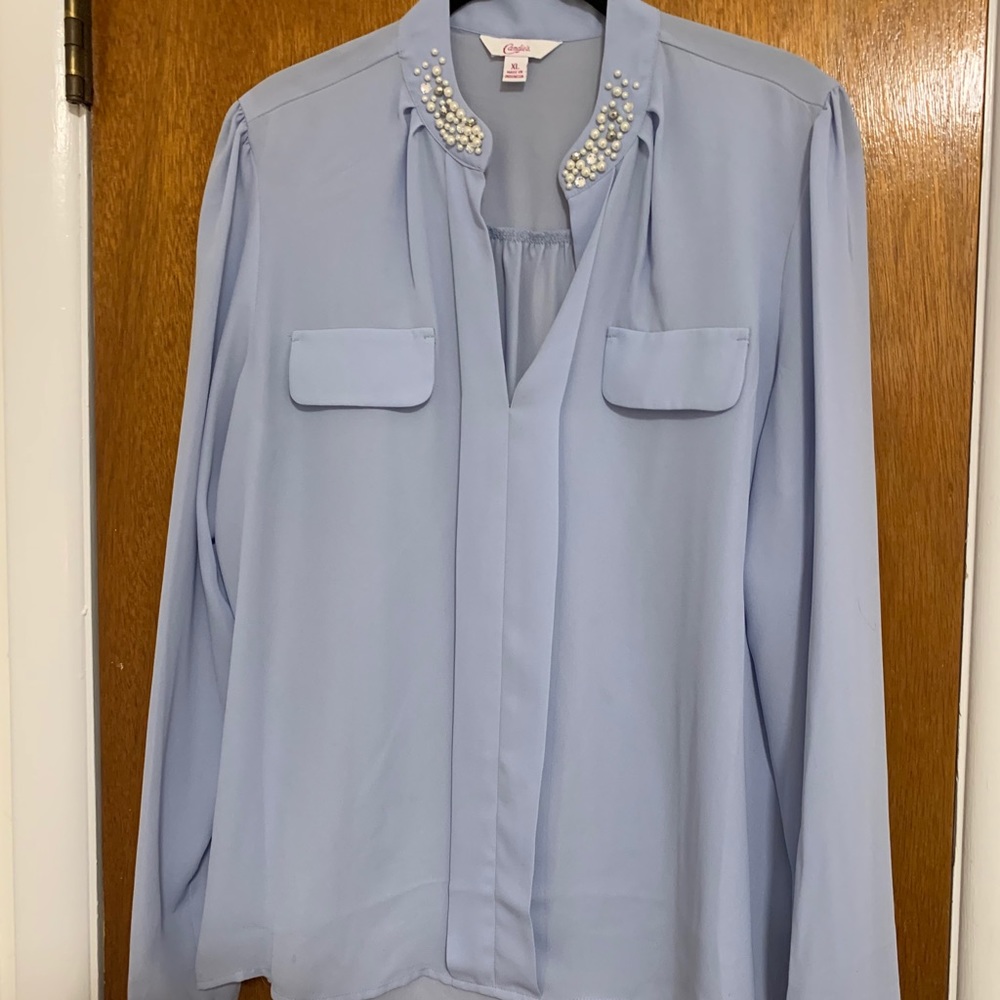 Candies baby blue blouse